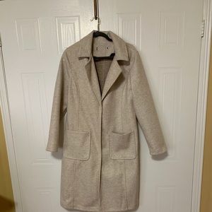 Suzy Shier Beige Winter Long jacket, size 10